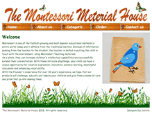 Tablet Screenshot of montessorimaterialhouse.com